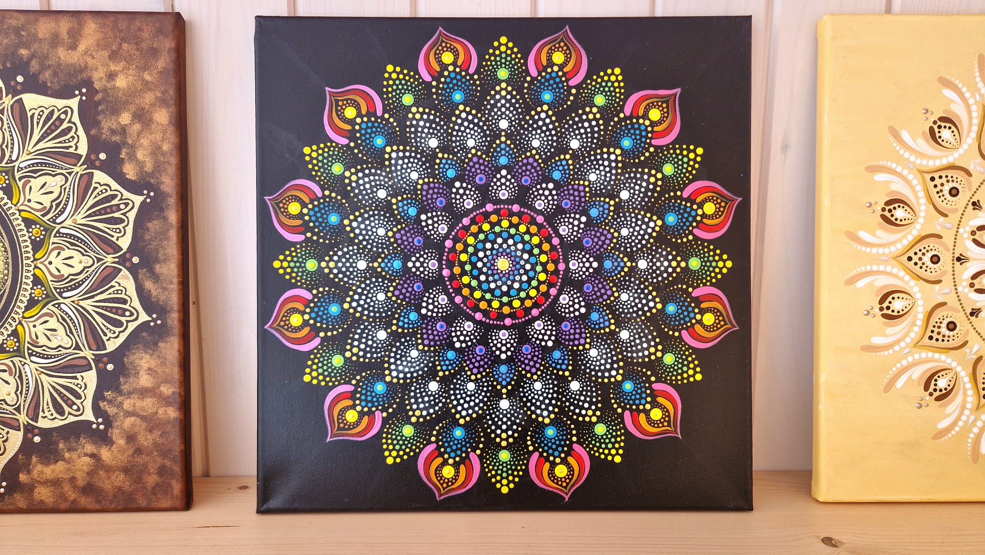 Mandala "Radost ze života" (40x40cm)